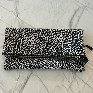 Oliveve Clutch Faux Fur calf print